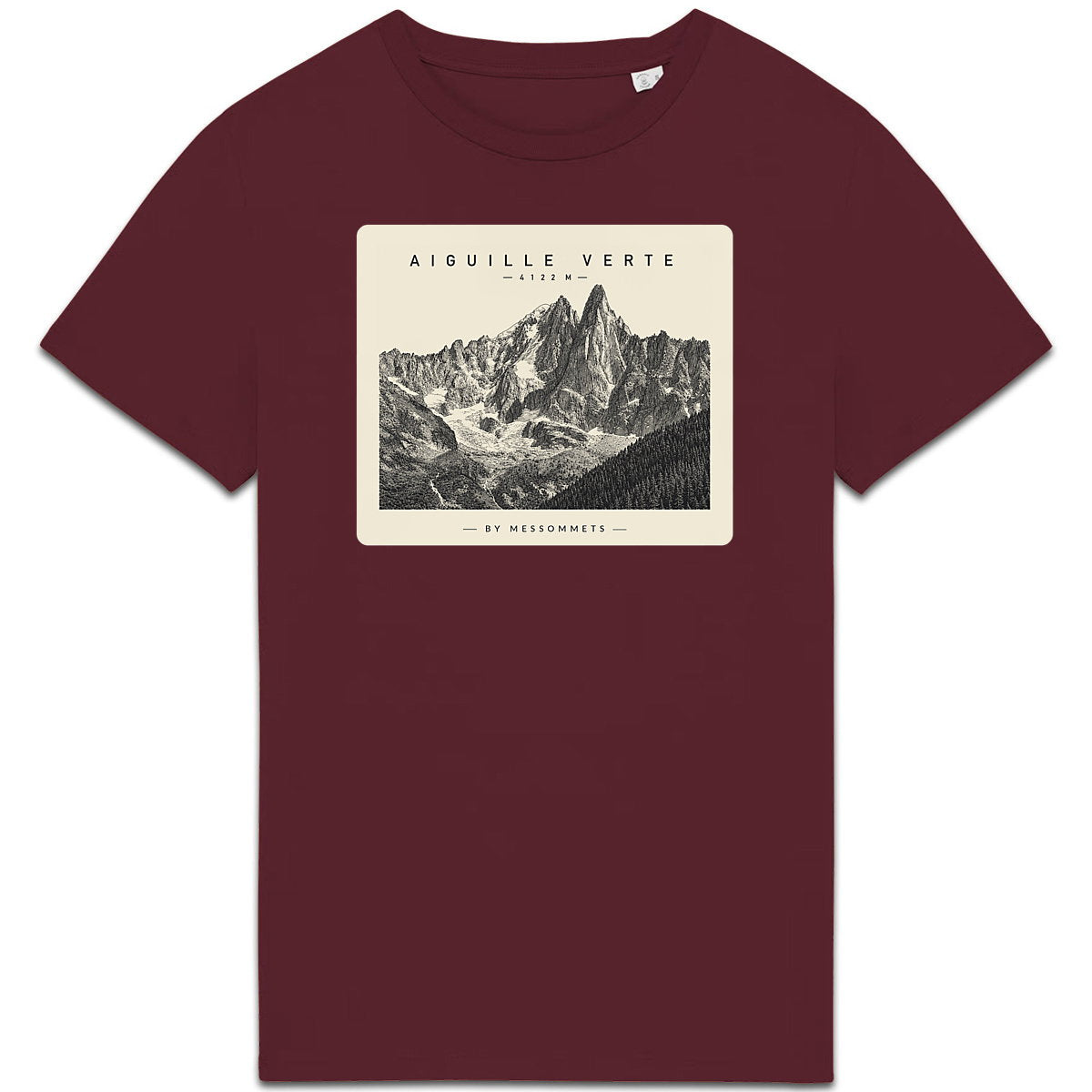 T-shirt Unisexe # Aiguille Verte - face_4