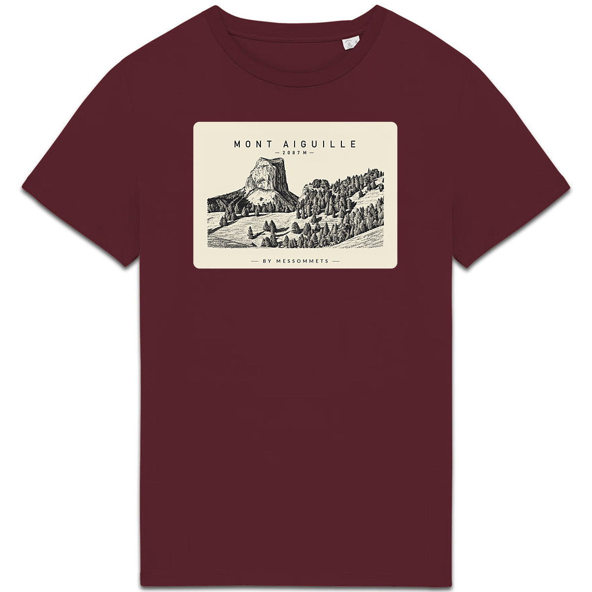 T-shirt Unisexe # Mont Aiguille - face_4