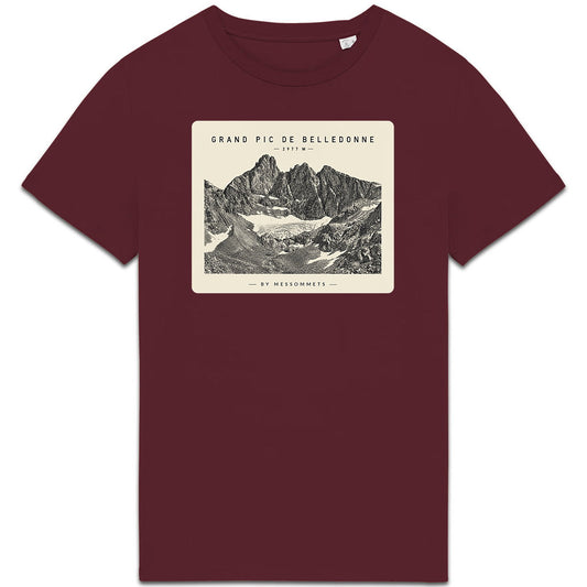 T-shirt Unisexe # Grand Pic de Belledonne - face_4