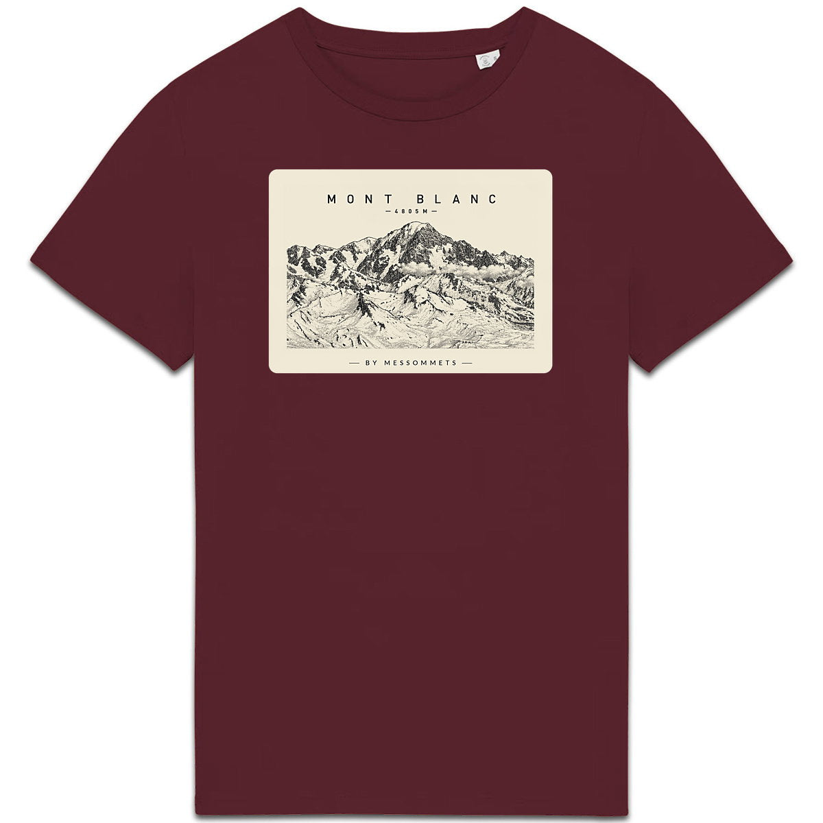 T-shirt Unisexe # Mont Blanc - face_4