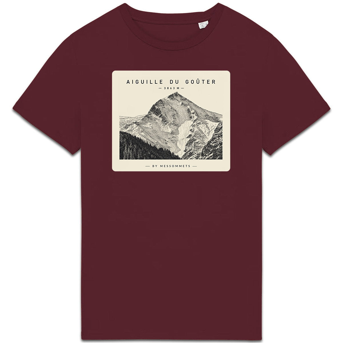T-shirt Unisexe # Aiguille du Goûter - face_4