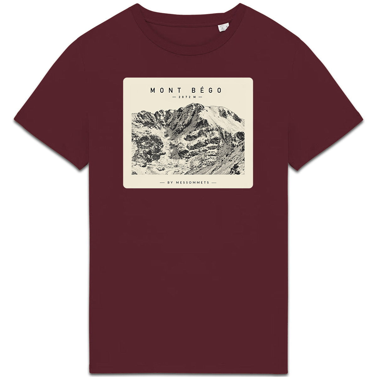 T-shirt Unisexe # Mont Bégo - face_4