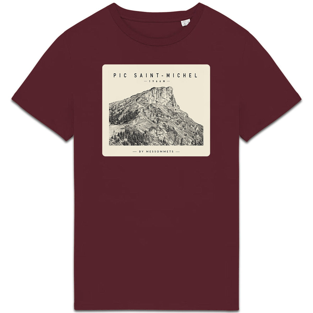 T-shirt Unisexe # Pic Saint-Michel - face_4