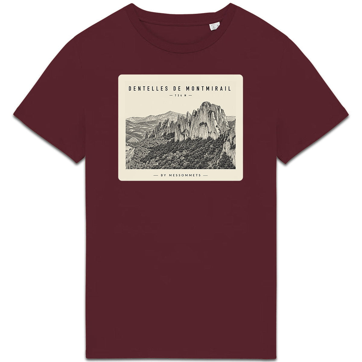 T-shirt Unisexe # Dentelles de Montmirail - face_4