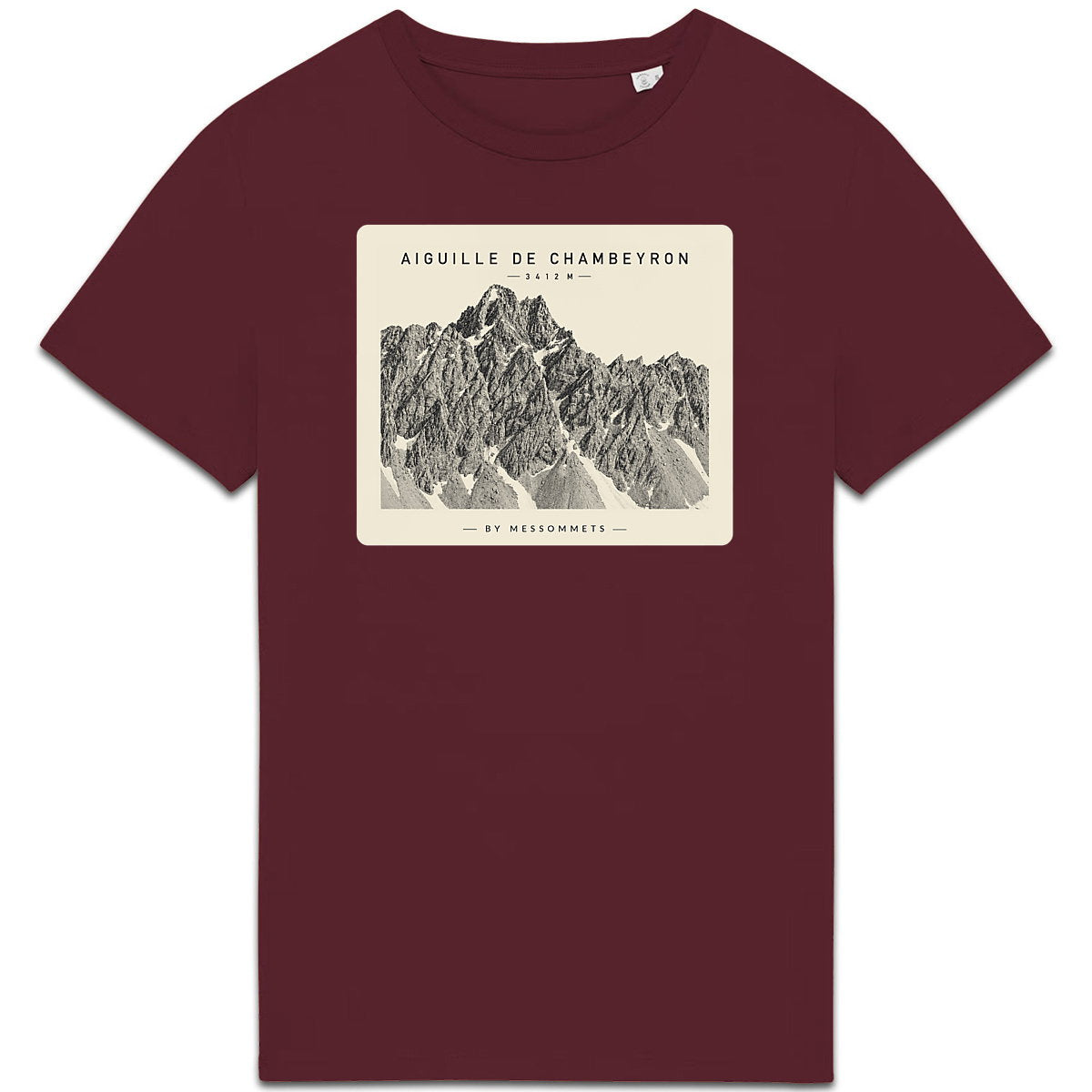 T-shirt Unisexe # Aiguille de Chambeyron - face_4