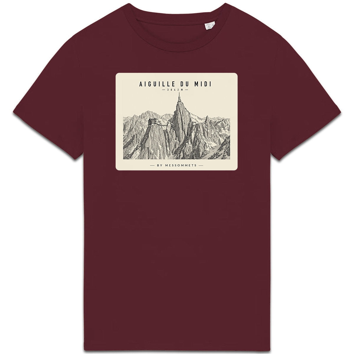 T-shirt Unisexe # Aiguille du Midi - face_4