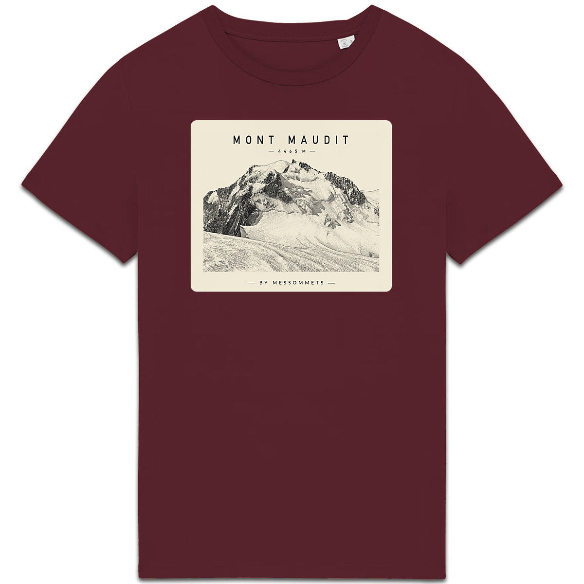 T-shirt Unisexe # Mont Maudit - face_4