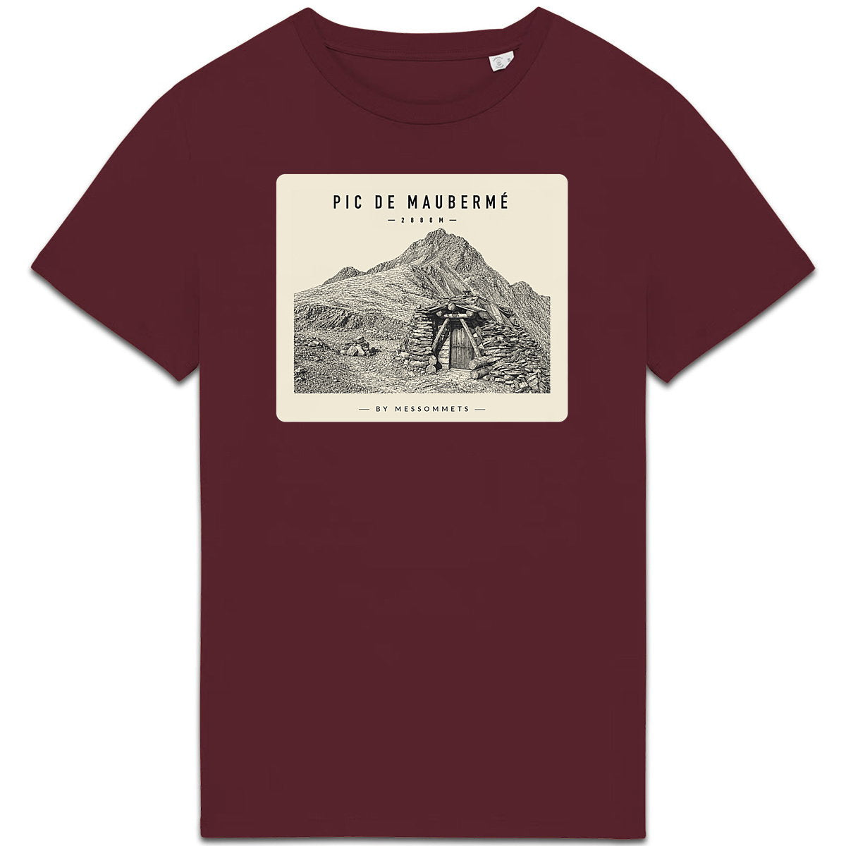 T-shirt Unisexe # Pic de Maubermé - face_4