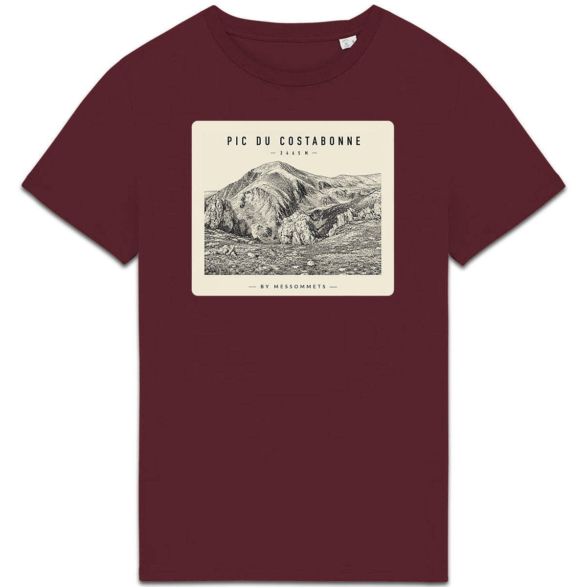 T-shirt Unisexe # Pic du Costabonne - face_4