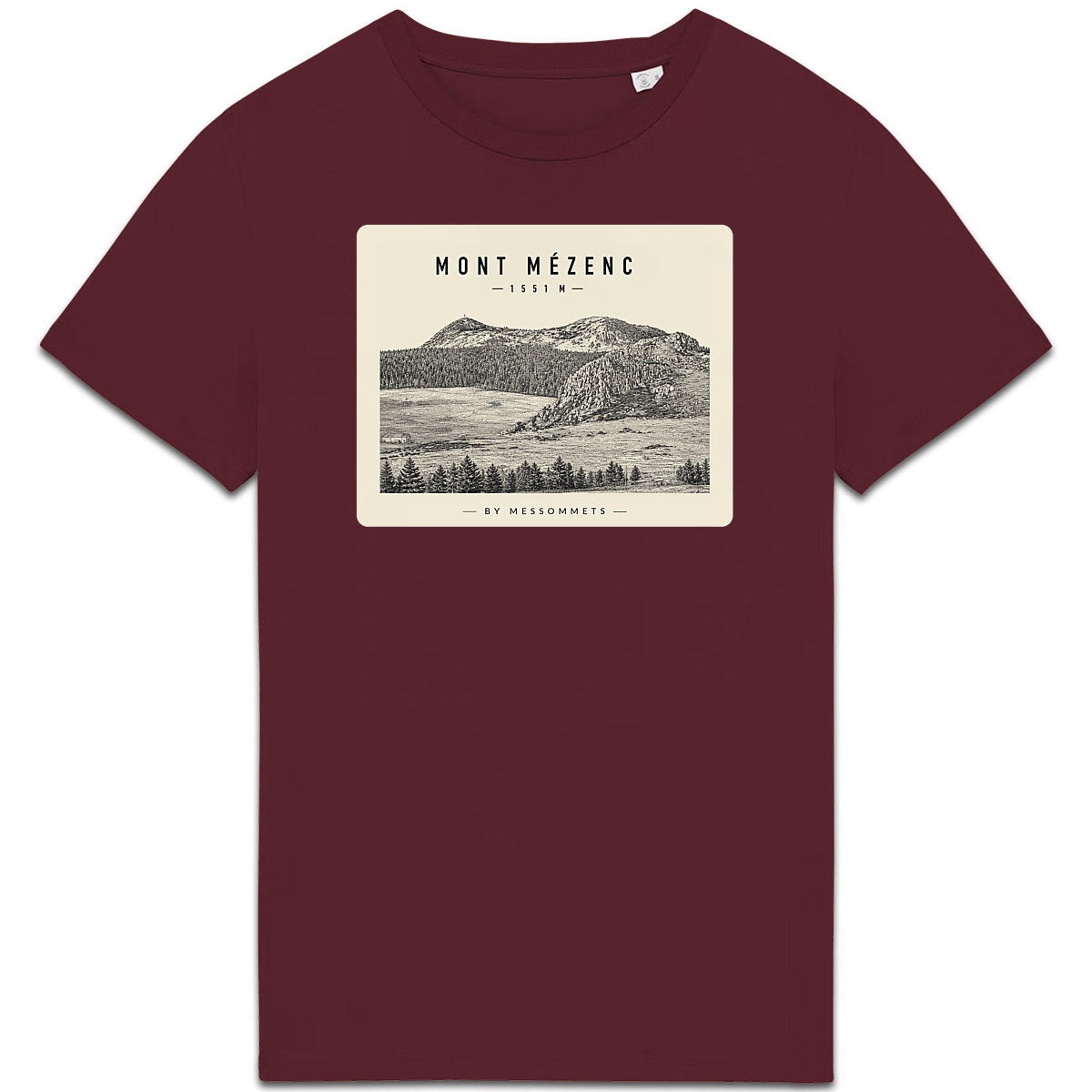 T-shirt Unisexe # Mont Mézenc - face_4