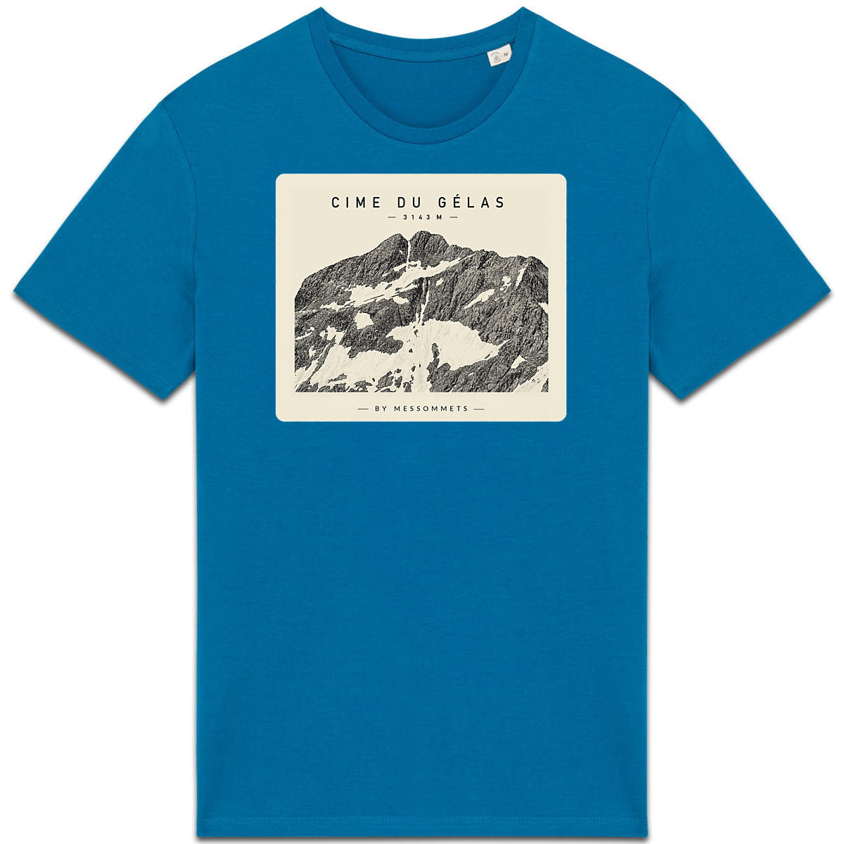 T-shirt Unisexe # Cime du Gélas - face_5