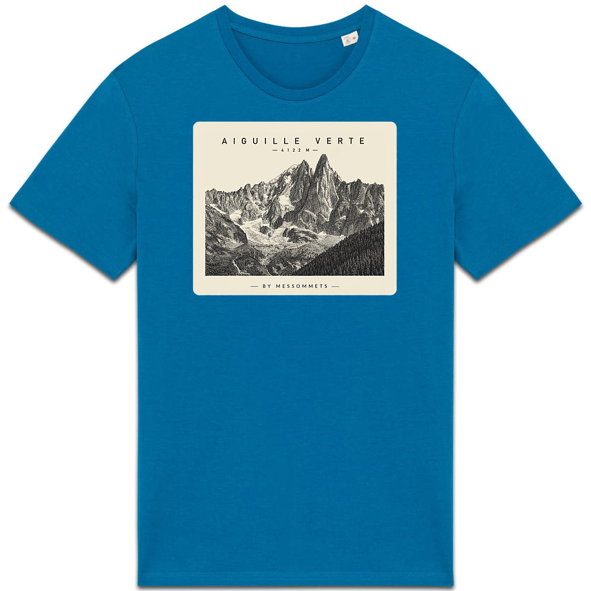 T-shirt Unisexe # Aiguille Verte - face_5