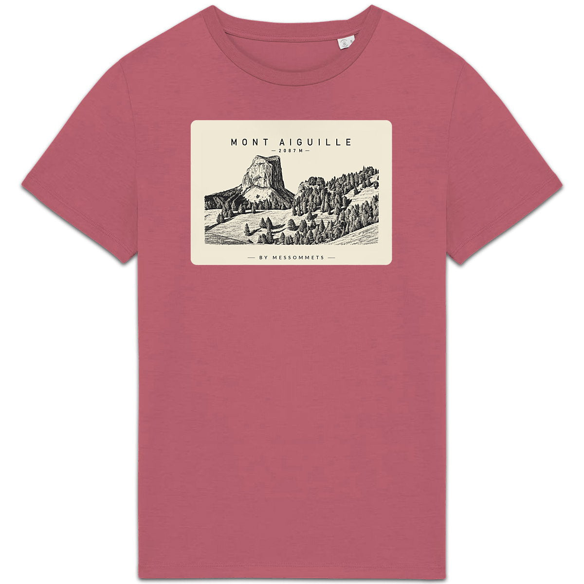 T-shirt Unisexe # Mont Aiguille - face_6