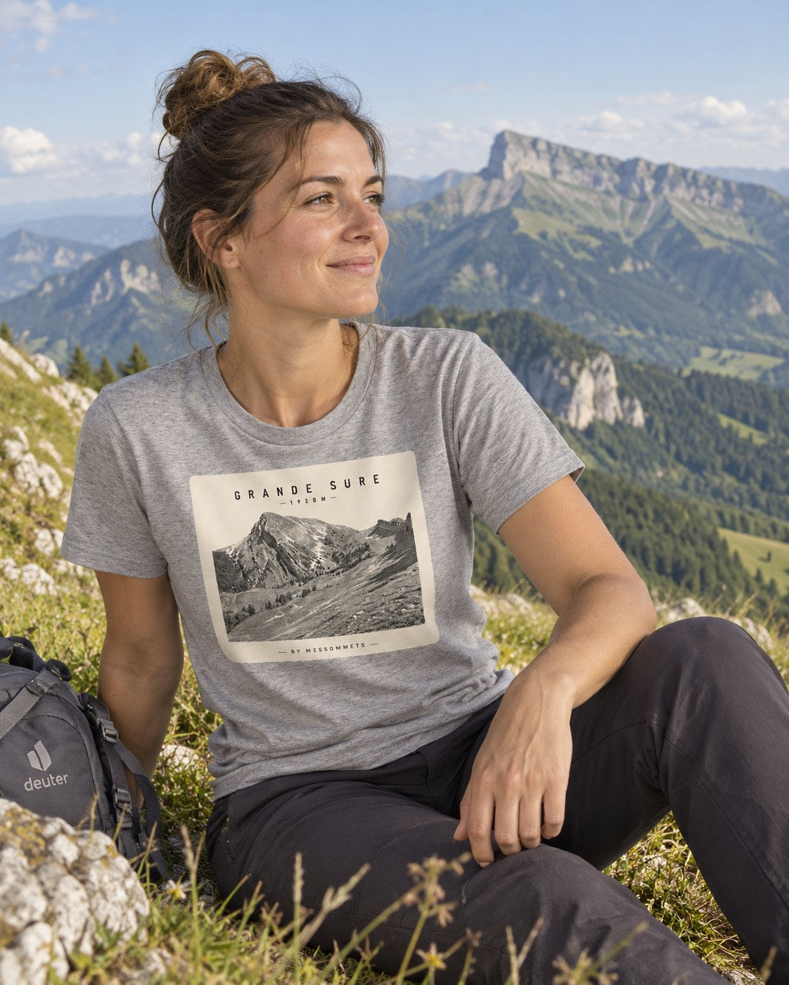 T-shirt Grande Sure porté en Chartreuse – Mes Sommets