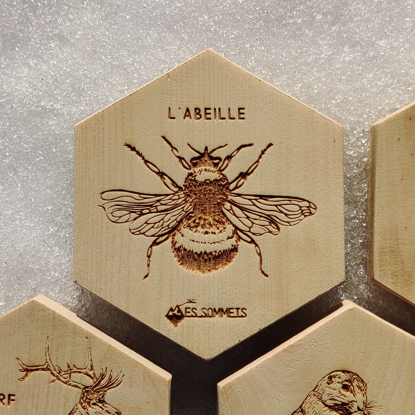 Gravure bois "L'Abeille"